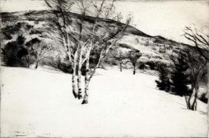 BICKNELL William Henry Warren,Untitled (Winter),1927,Provincetown Art Association 2009-09-19