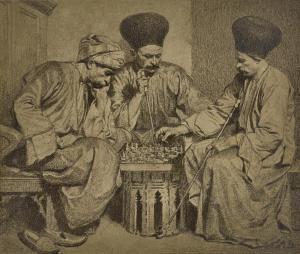BIDA Alexandre 1813-1895,A Game of Chess,Sotheby's GB 2023-10-24