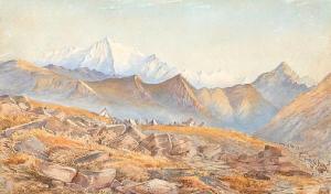 BIDDULPH Michael Anthony 1823-1904,An encampment by a mountain range,1875,Bonhams GB 2011-03-16