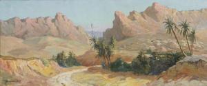 BIDON Daniel,Paesaggio nord africano con palme,Capitolium Art Casa d'Aste IT 2023-02-21