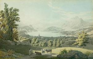 BIEDERMANN Johann Jakob 1763-1830,Vue de la Ville de Lucerne,1800,Galerie Koller CH 2014-09-19
