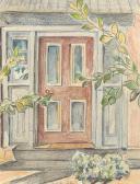 BIEHLE August 1885-1979,Weitz House Door, Zoar,Aspire Auction US 2020-05-02
