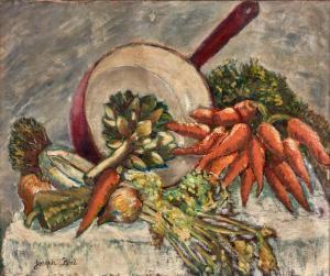 BIEL Joseph 1891-1943,Still Life of Vegetables and a Red Pan,Skinner US 2025-03-12