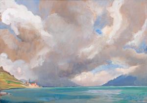 BIELER Ernest 1863-1948,Avant l'orage,1930,Beurret Bailly Widmer Auctions CH 2024-03-13