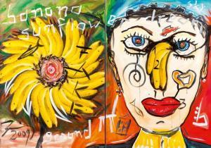 BIELING Bernard 1952,Banana sunflower dream,2009,Massol FR 2015-11-23