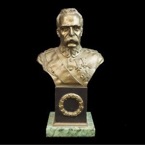 BIELINSKI Witold 1879-1944,Bust of Marshal Jozef Pilsudski,20th Century,Kodner Galleries 2022-06-29