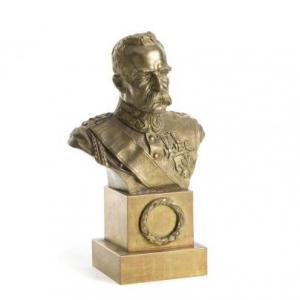 BIELINSKI Witold 1879-1944,Bust of Marshal Jozef Pilsudski,Desa Unicum PL 2017-10-19