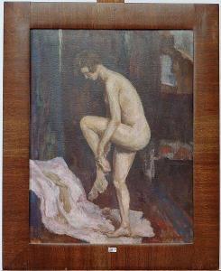 BIERAND Georges, Geo 1895,Femme à sa toilette,VanDerKindere BE 2023-09-05