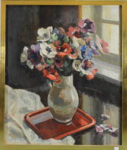 BIERAND Georges, Geo 1895,Vase de fleurs,Rops BE 2018-11-25