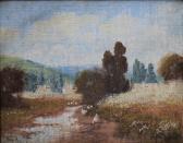 BIERSI B A,Continental impressionist landscape,Cuttlestones GB 2018-09-06