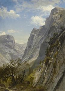 BIERSTADT Albert 1830-1902,South Dome, Yosemite Valley, California,1867,Christie's GB 2024-01-18