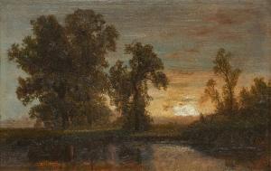 BIERSTADT Albert 1830-1902,Sunrise,1860,Sotheby's GB 2024-01-19