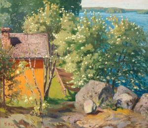 BIESE Helmi 1867-1933,A SUNNY DAY IN JUNE,Bukowskis SE 2013-12-10