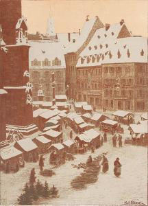 BIESE Karl 1863-1926,Christmarkt,Winterberg Arno DE 2023-10-21