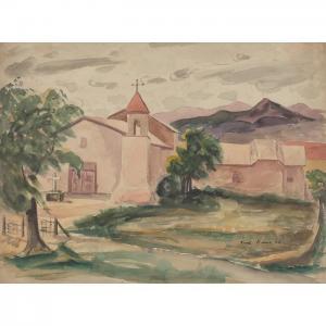 BIESEL Fred 1893-1954,Southwest Scene,1926,Treadway US 2010-09-12