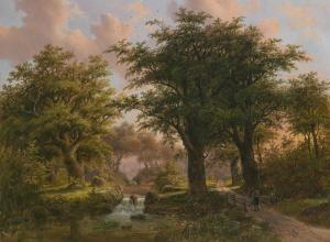 BIESTER Anthony 1837-1917,Romantic Woodland Landscape,1854,Palais Dorotheum AT 2013-09-17