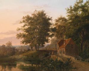BIESTER Anthony 1837-1917,Romantic Woodland Landscape,Palais Dorotheum AT 2014-02-17