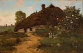 BIESZCZAD Seweryn 1852-1923,Landscape with a village,Desa Unicum PL 2019-03-21