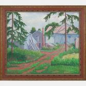 BIETZ Hugo H 1892,Barns Among The Pines,Gray's Auctioneers US 2017-04-12