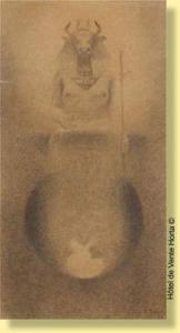 BIEVRE de Edouard 1852-1922,Symbolisme à l'égyptienne,Horta BE 2008-04-22
