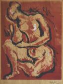 BIGATTI ALFREDO 1898-1964,DESNUDO,1951,Galeria Arroyo AR 2018-12-11