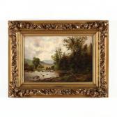 BIGELOW Daniel Folger 1823-1910,Landscape with River,Leland Little US 2018-10-13
