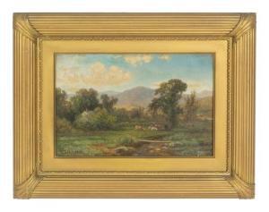 BIGELOW Daniel Folger 1823-1910,Pastoral Landscape with Cows,Hindman US 2020-03-25