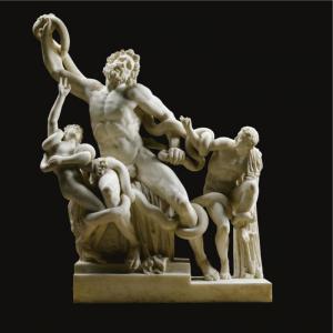 BIGLIOSCHI Leandro 1800-1850,A WHITE MARBLE GROUP OF THE LAOCOÖN,1831,Sotheby's GB 2007-12-05