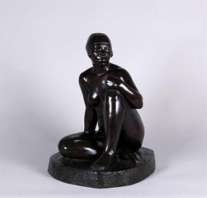 BIGONET Charles 1877-1931,Jeune mauresque au turban assise nue,Libert FR 2019-03-20