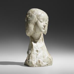 BIGOT Alexandre 1862-1927,Untitled (Bust),1900,Rago Arts and Auction Center US 2022-10-06