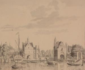 BIJLAERT Joannis Jacobus 1734-1809,View of Delft,Dreweatts GB 2016-06-30