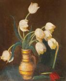 BIJU Leon Alexandru 1880-1970,Pitcher with Tulips,Artmark RO 2023-01-18