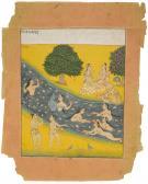 BIKANER SCHOOL,RASIKAPRIYA SERIES: KRISHNA AND THE GOPIS IN THE Y,1680,Bonhams GB 2019-03-19