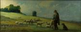 BILENSTEIN Zigfrid A 1869-1949,Shepherd and sheep,Antonija LV 2009-05-29