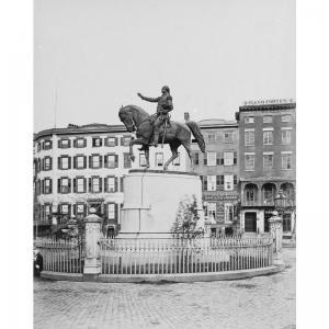 BILL Charles K 1860,statue of george washington, union square, new york,Sotheby's GB 2002-10-24