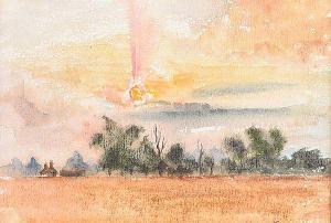 BILL Charles K 1860,SUNSET,Ross's Auctioneers and values IE 2020-07-15