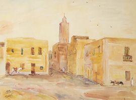 BILLAUD Eugène 1888-1964,Gafsa,1944,Millon & Associés FR 2021-11-06