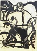 Biller Klein Rakhel 1940,Boy with Bicycle,Montefiore IL 2018-02-06