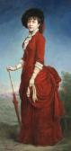 BILLET Etienne 1821-1888,An elegant lady,1882,Bonhams GB 2019-03-13