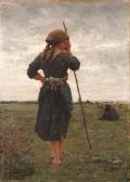 BILLET Pierre 1837-1922,The Shepherdess,1879,Christie's GB 2000-05-01