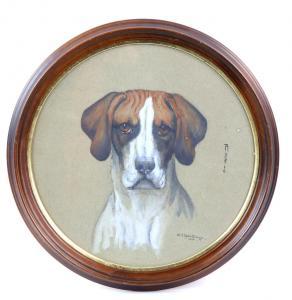 BILLINGE W.J. Ophelia 1905-1914,study of a hound, Rustic,1914,Ewbank Auctions GB 2019-11-28