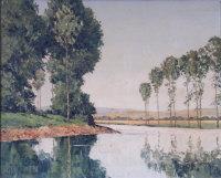 BILLINGHAME ALBERT V,River landscape,David Lay GB 2012-04-12