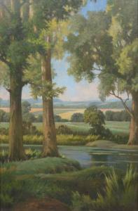 Billinghame Wilfred Ernest,two rural landscapes,Gilding's GB 2022-03-01