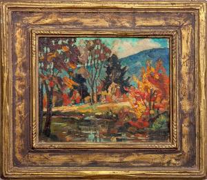 BILLINGS Henry J 1894,Autumn Landscape,Stair Galleries US 2015-02-21