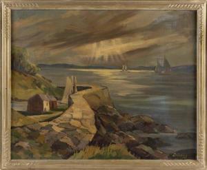 BILLINGS Henry J 1894,New England jetty,Eldred's US 2021-05-13