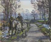 BILLINGTON Marjory,Riding home,1965,Mossgreen AU 2010-06-07