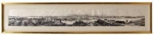 BILLMARK Carl Johan 1804-1870,Panorama de Stockholm,Uppsala Auction SE 2016-04-12
