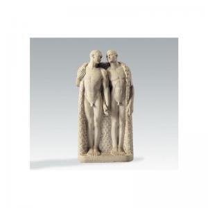 BILLOT Charles Auguste 1800-1900,'les deux amis' pierre sculptée,Sotheby's GB 2003-05-16