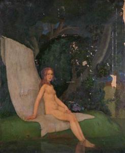 BILLOTEY Pierre Francois 1886-1932,Baigneuse,Aguttes FR 2010-07-05