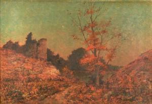 BILLOTTE René 1846-1914,Automne, paysage aux ruines,Beaussant-Lefèvre FR 2019-04-12